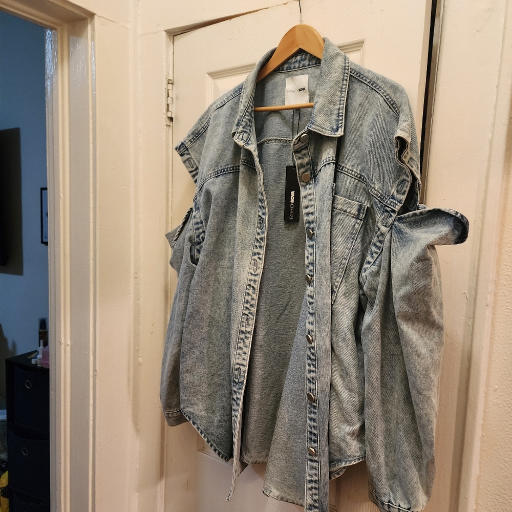 Denim Shacket - image 2